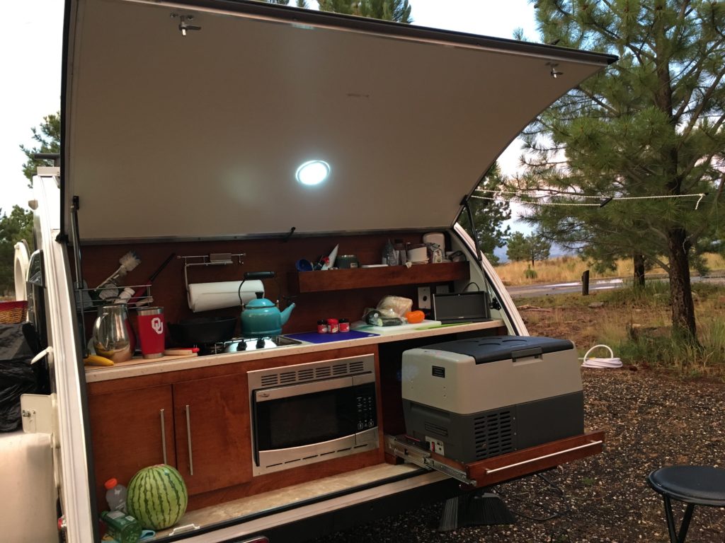 How to Live Large in a Tiny, Teardrop RV Miracle Update Outback Edition