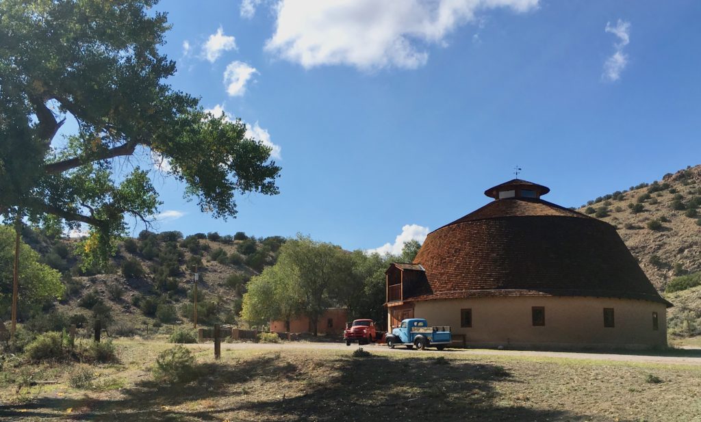 Legendary Healing Waters of Ojo Caliente historic round barn