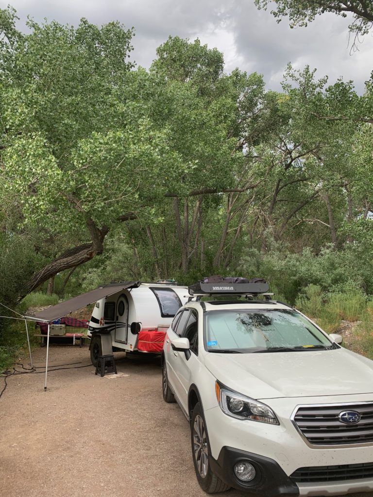 Legendary Healing Waters of Ojo Caliente campsite
